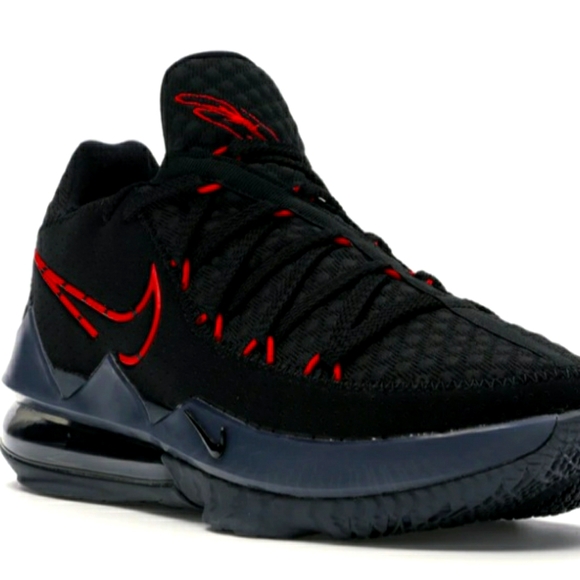 Nike Other - Nike LeBron 17 Low Black Red Dark Grey